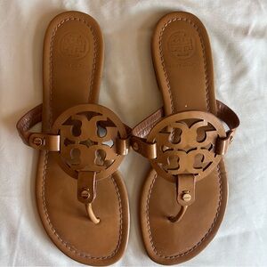 Tory Burch Patent  Miller sandal 9.5